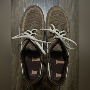 LL Bean Men's Size 8.5M Summer Sneakers Boat Shoes Brown Dark Cocoa 503524